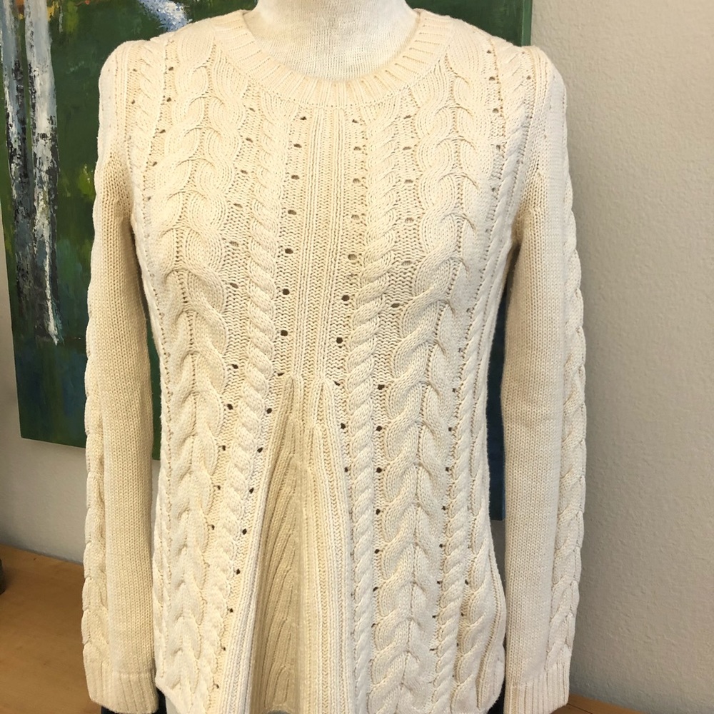 Cabi Cable-knit Sweater